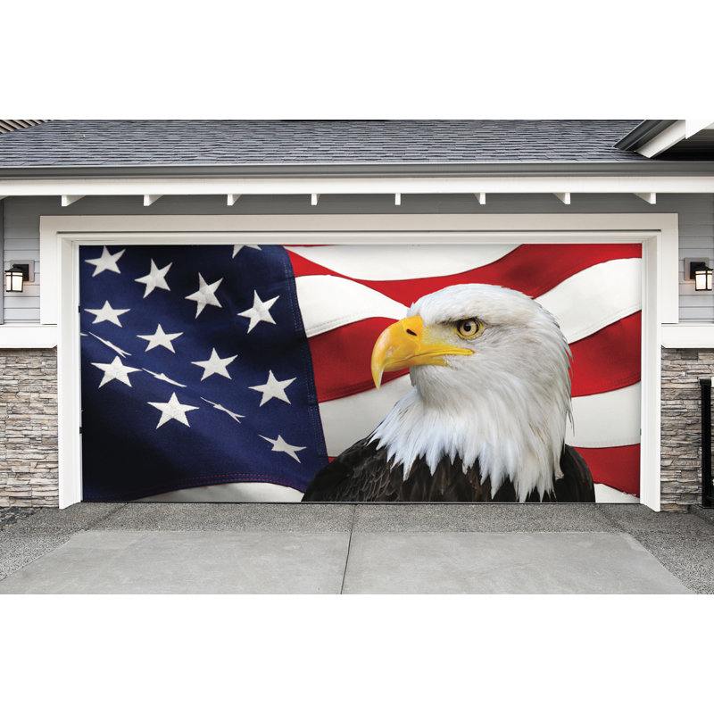 The Holiday Aisle® Patriotic Garage Door Mural & Reviews Wayfair